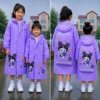Premium Waterproof Kids Raincoat Violet