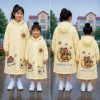 Premium Waterproof Kids Raincoat Violet