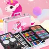 Exclusive Unicorn Aluminum Box Art & Drawing Set for Kids