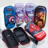 Premium 3D Embossed Cartoon Hardtop Pencil Case – Kids' Stationery Organizer