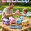 Cute Cartoon Car-Shaped Kids' Water Bottle – Interactive Hydration Gear